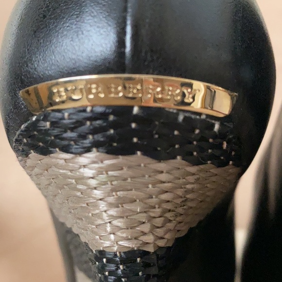 Burberry Reyard Peep Toe Wedge Pump - Picture 7 of 13